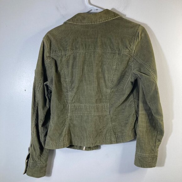 Womens Vintage Aeropostale Corduroy Jacket Green M - Picture 2 of 7